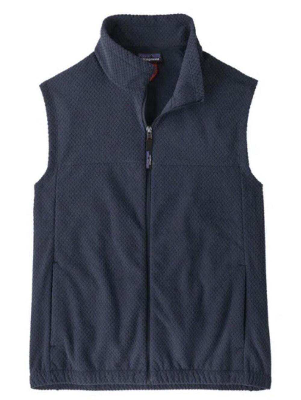 New! PATAGONIA Textured Fleece Vest Men's Size Medium Navy NWOT